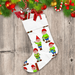 Awesome Activities Of Gnomes Smiling Faces Christmas Stocking