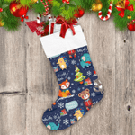 Christmas And New Year With Little Wolf Christmas Stocking
