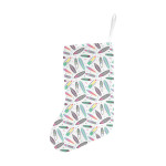 Vibrant Colored Surfboard On White Background Christmas Stocking Christmas Gift