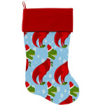 Christmas T-rex In Red Clothes Christmas Stocking Christmas Gift