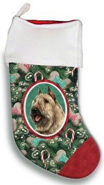 Bouvier Fawn Dog Pine Tree Candy Funny Christmas Stocking Christmas Gift