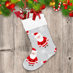 Cute Cartoon Santa Claus Hand Drawn Christmas Gift Pattern Christmas Stocking