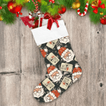 Vintage Style Letter For Santa Claus On Christmas Holiday Christmas Stocking