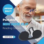 Portable Mini Nose Clip Reading Glasses 🔥HOT SALE 50%🔥