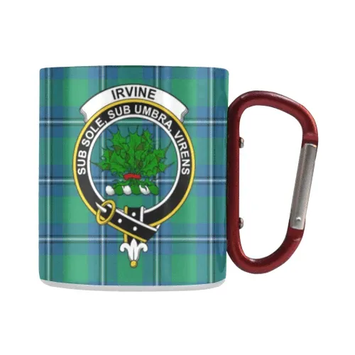 Irvine Ancient Tartan - Full Background - Scottish Mug The Irvine Clan 