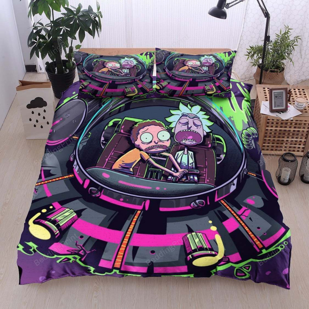 Rick And Morty Bedding Sets Duvet, Rick And Morty King Size Bedding