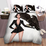 Dua Lipa And The Eagle Art Bed Sheets Spread Comforter Duvet Cover Bedding Sets