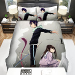 Noragami Yato With Hiyori With The Tail Bed Sheets Spread Comforter Duvet Cover Bedding Sets