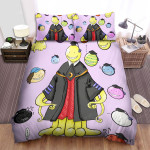 Assassination Classroom Koro-Sensei In Different Shade Bed Sheets Spread Comforter Duvet Cover Bedding Sets