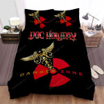 Doc Holliday Band Danger Zone Album Cover Bed Sheets Spread Comforter Duvet Cover Bedding Sets