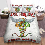 Doc Holliday Band Rebel Souls Album Cover Bed Sheets Spread Comforter Duvet Cover Bedding Sets