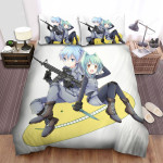 Assassination Classroom Nagisa And Kaede With The Weapons Bed Sheets Spread Comforter Duvet Cover Bedding Sets