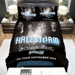 Halestorm Black & White Bed Sheets Spread Comforter Duvet Cover Bedding Sets