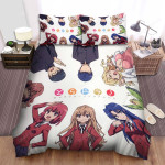 Toradora Characters With The Parrot Bed Sheets Spread Comforter Duvet Cover Bedding Sets