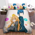 Toradora Taika And Ryuuji With The Tiny Tiger Bed Sheets Spread Comforter Duvet Cover Bedding Sets