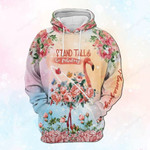 Stand Tall & Be Fabulous Flamingo 3D All Over Printed Hoodie, Zip- Up Hoodie