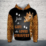 Giraffe Lover 3D All Over Print Hoodie, Zip-up Hoodie
