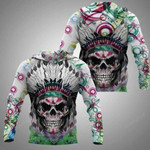 Native American Skull 3D All Print Hoodie, Zip- Up Hoodie