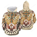 Best seller Native American 3D All Print Hoodie, Zip- Up Hoodie