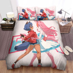 Bna: Brand New Animal Michiru & Nazuna Digital Illustration Bed Sheets Spread Duvet Cover Bedding Sets