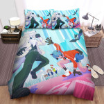Bna: Brand New Animal Michiru & Shirou In Anima City Bed Sheets Spread Duvet Cover Bedding Sets