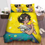 Encanto Beautiful Mirabel Portrait Illustration Bed Sheets Spread Duvet Cover Bedding Sets