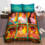 Encanto Six Characters Artwork Bed Sheets Spread Duvet Cover Bedding Sets