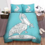 The Pelican Eating Pattern Bed Sheets Spread Duvet Cover Bedding Sets