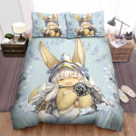 Made In Abyss Smiling Nanachi Artwork Bed Sheets Spread Duvet Cover Bedding Sets