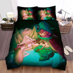 Made In Abyss Reg & Sleeping Nanachi Artwork Bed Sheets Spread Duvet Cover Bedding Sets