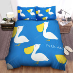 The Pelican With Yellow Rostrum Bed Sheets Spread Duvet Cover Bedding Sets