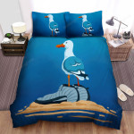 The Wildlife - The Seagull In Boots Bed Sheets Spread Duvet Cover Bedding Sets