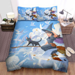 The Wildlife - The Seagull And The Witch Bed Sheets Spread Duvet Cover Bedding Sets