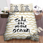 Take Me To The Ocean From The Seagull Bed Sheets Spread Duvet Cover Bedding Sets