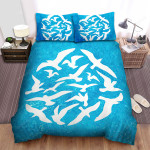 The Seagull Circle Art Bed Sheets Spread Duvet Cover Bedding Sets
