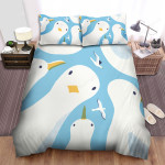 The Wildlife - The Seagull Looking At The Screen Bed Sheets Spread Duvet Cover Bedding Sets