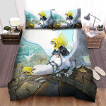 The Wildlife - Riding On The Seagull Griffin Bed Sheets Spread Duvet Cover Bedding Sets