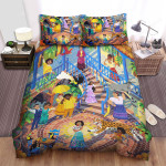 Encanto The Madrigals House Digital Illustration Bed Sheets Spread Duvet Cover Bedding Sets