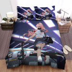 Darling In The Franxx Zero Two In Armed High School Girl Uniform Bed Sheets Spread Duvet Cover Bedding Sets