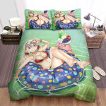 Edens Zero Rebecca's Summer Vacation Bed Sheets Spread Duvet Cover Bedding Sets
