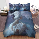 The Wild Animal - The Seagull Covering A Girl Bed Sheets Spread Duvet Cover Bedding Sets