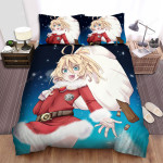 The Saga Of Tanya The Evil Tanya In Christmas Costume Bed Sheets Spread Duvet Cover Bedding Sets