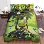 The Wild Animal - Feeding The Hummingbird Bed Sheets Spread Duvet Cover Bedding Sets