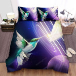 The Wild Animal - The Hummingbird In The Space Bed Sheets Spread Duvet Cover Bedding Sets