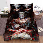 The Saga Of Tanya The Evil Tanya & Bloody Clock Artwork Bed Sheets Spread Duvet Cover Bedding Sets