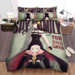 Spy X Family Yor & Anya Forger Artwork Bed Sheets Spread Duvet Cover Bedding Sets