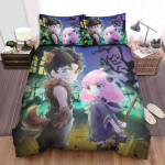Spy X Family Damian & Anya In Halloween Costumes Bed Sheets Spread Duvet Cover Bedding Sets