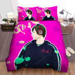 Gantz Joichiro Nishi Wearing A Headphones Bed Sheets Spread Duvet Cover Bedding Sets