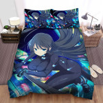 Gantz Reika Shimohira In Neon Street Anime Artwork Bed Sheets Spread Duvet Cover Bedding Sets