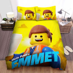 The Lego Movie 2: The Second Part (2019) Emmet Poster Bed Sheets Spread Comforter Duvet Cover Bedding Sets